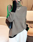 Clémence | Turtleneck sweater with contrasting stripes