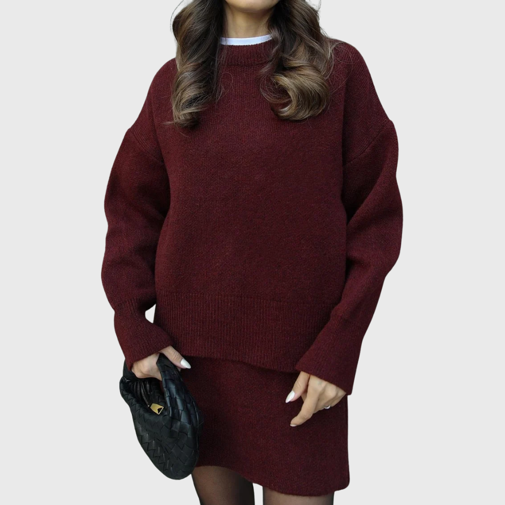 Cosy knitted set