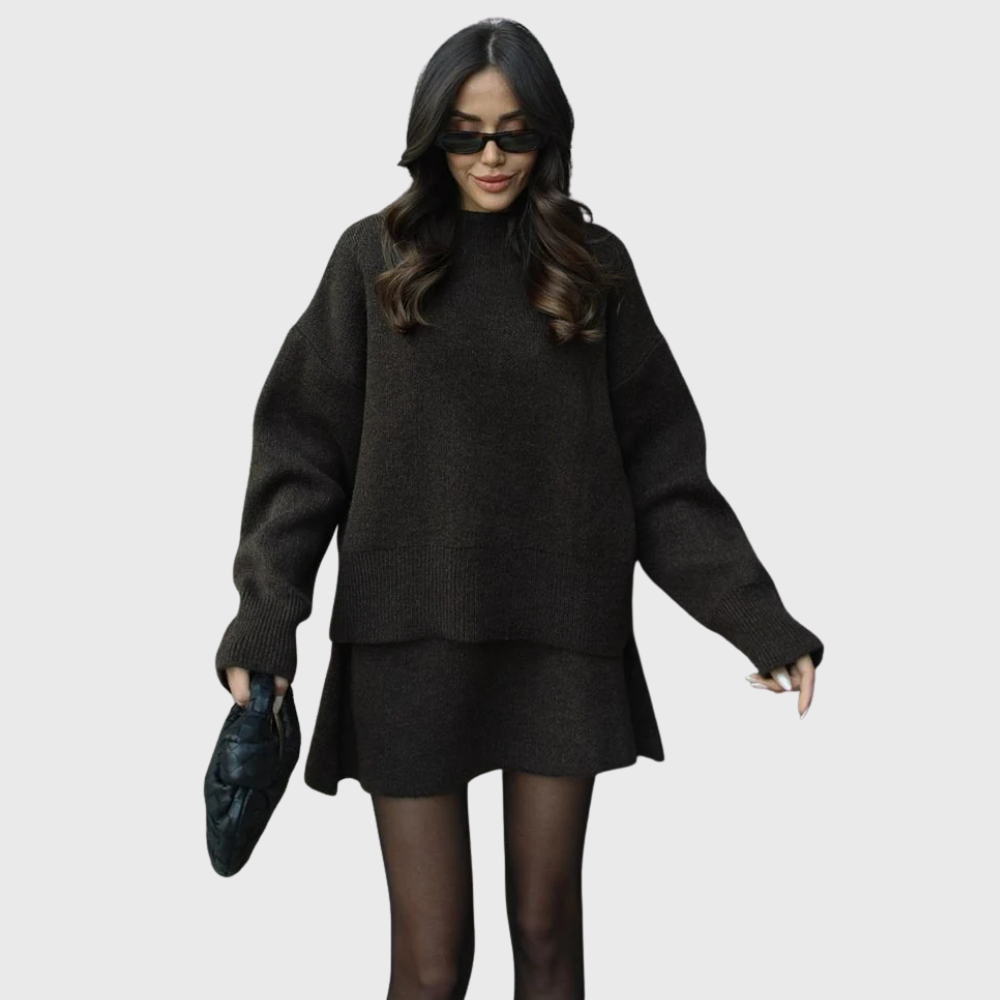 Cosy knitted set