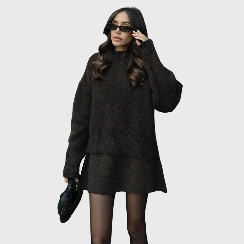 Cosy knitted set