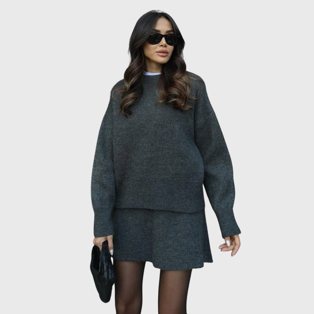 Cosy knitted set