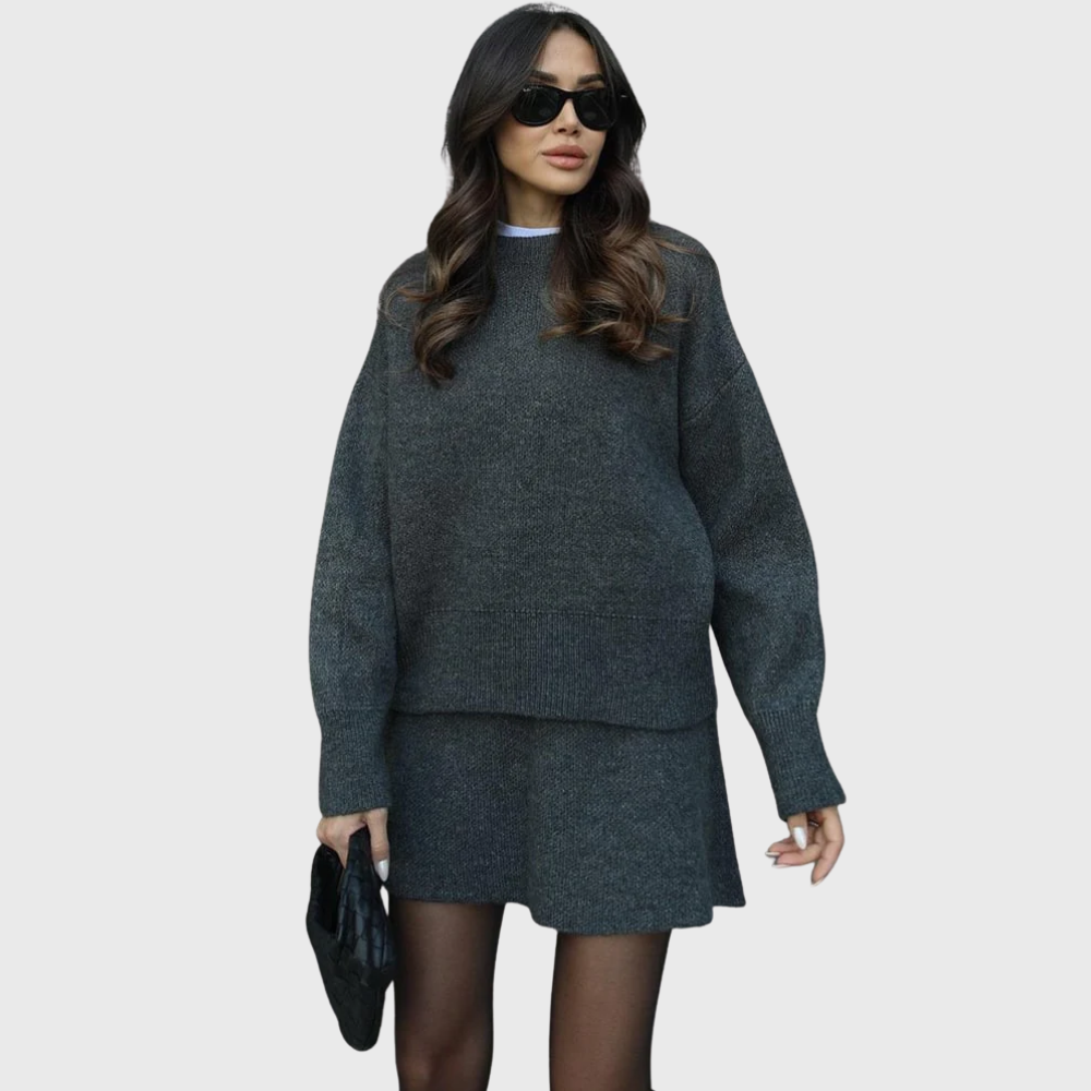 Cosy knitted set