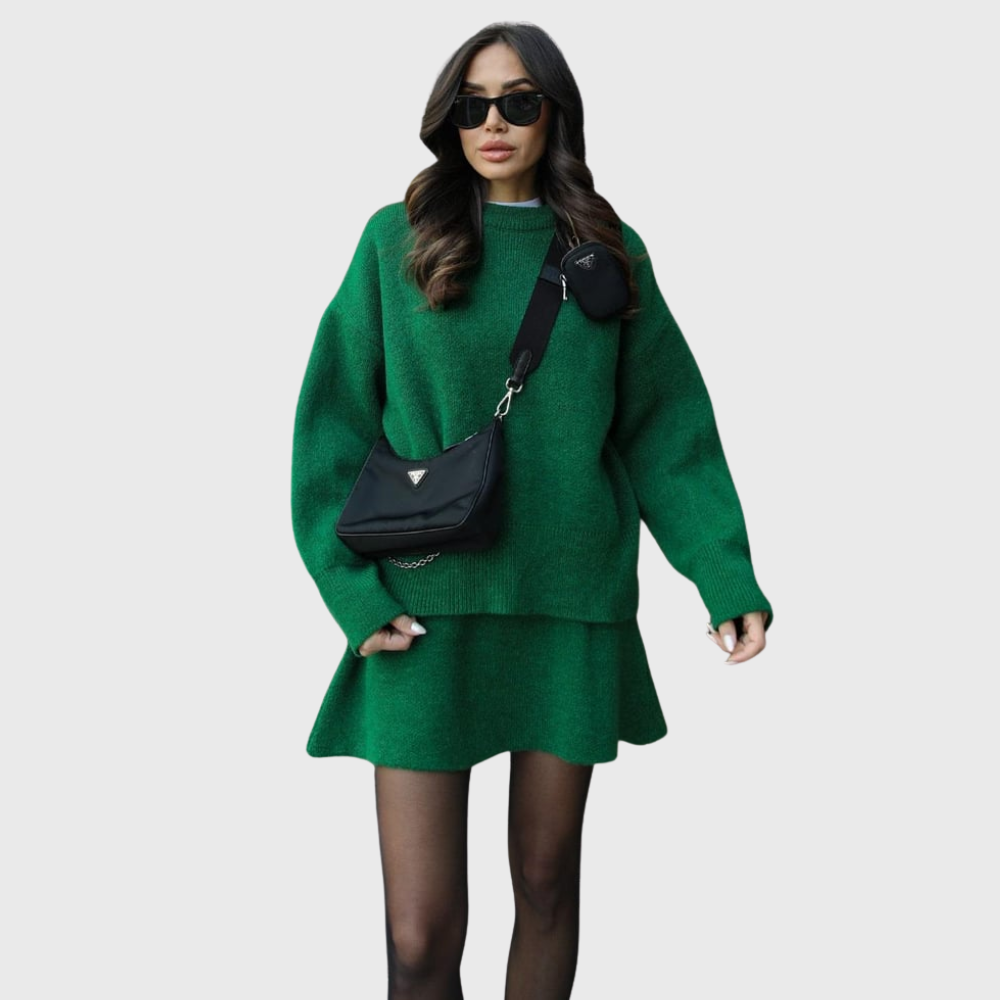 Cosy knitted set