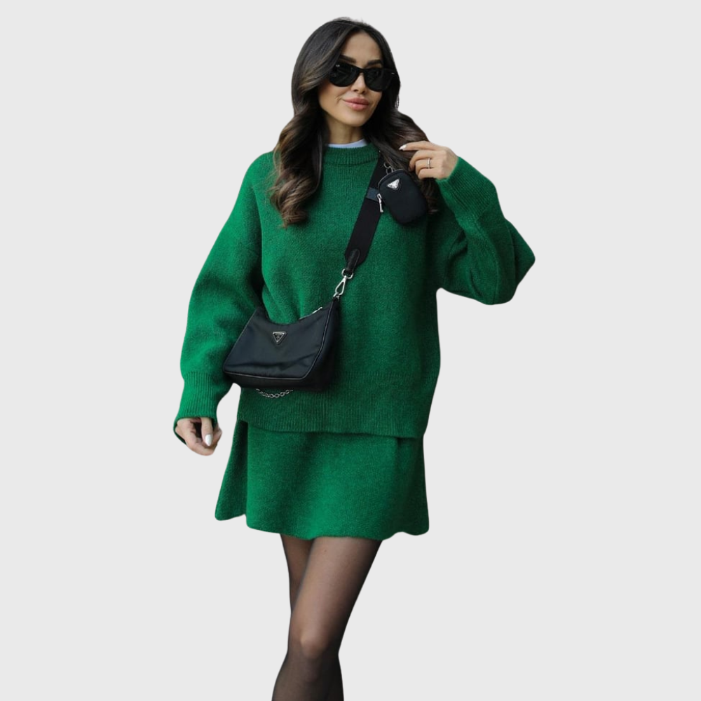Cosy knitted set