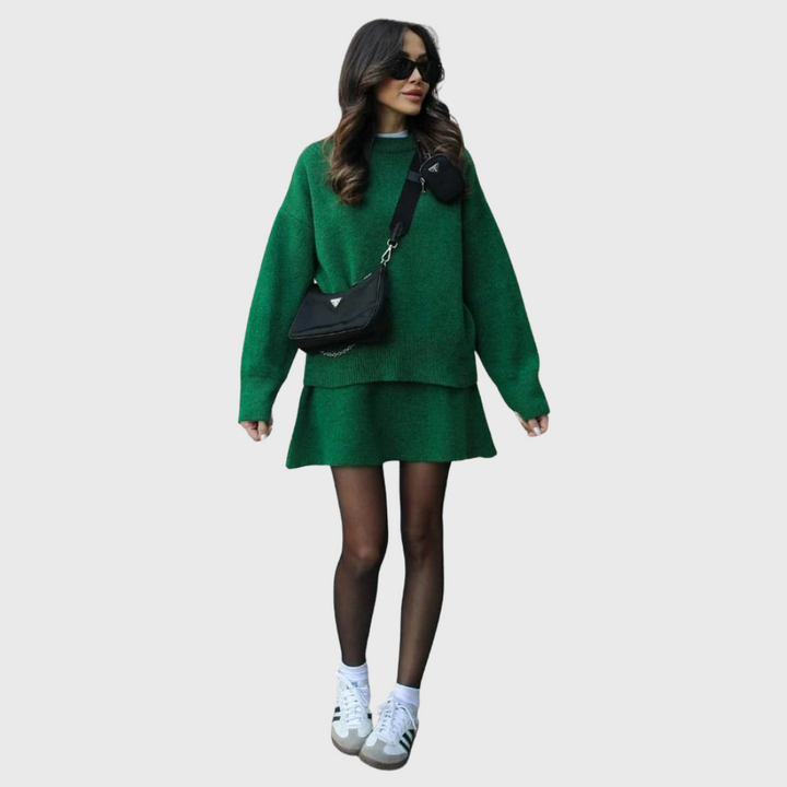 Cosy knitted set