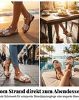 Maybelle - Stylish Pearl Detail Sandals