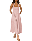 KATE™ – Elegant Sleeveless High-Waist Dress