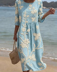 Fleur™ | Everyday Comfort Dress With Floral Print