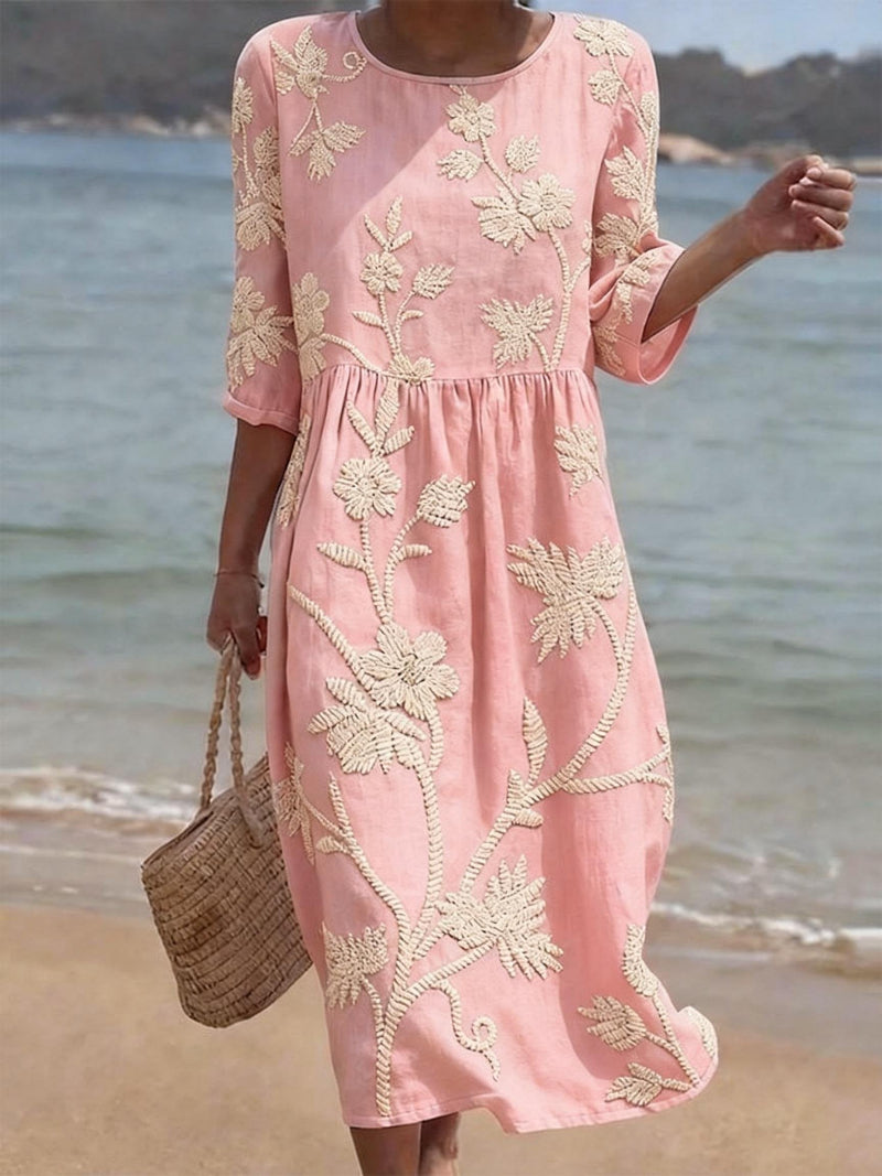 Odette™ | Everyday Comfort Dress With Floral Print