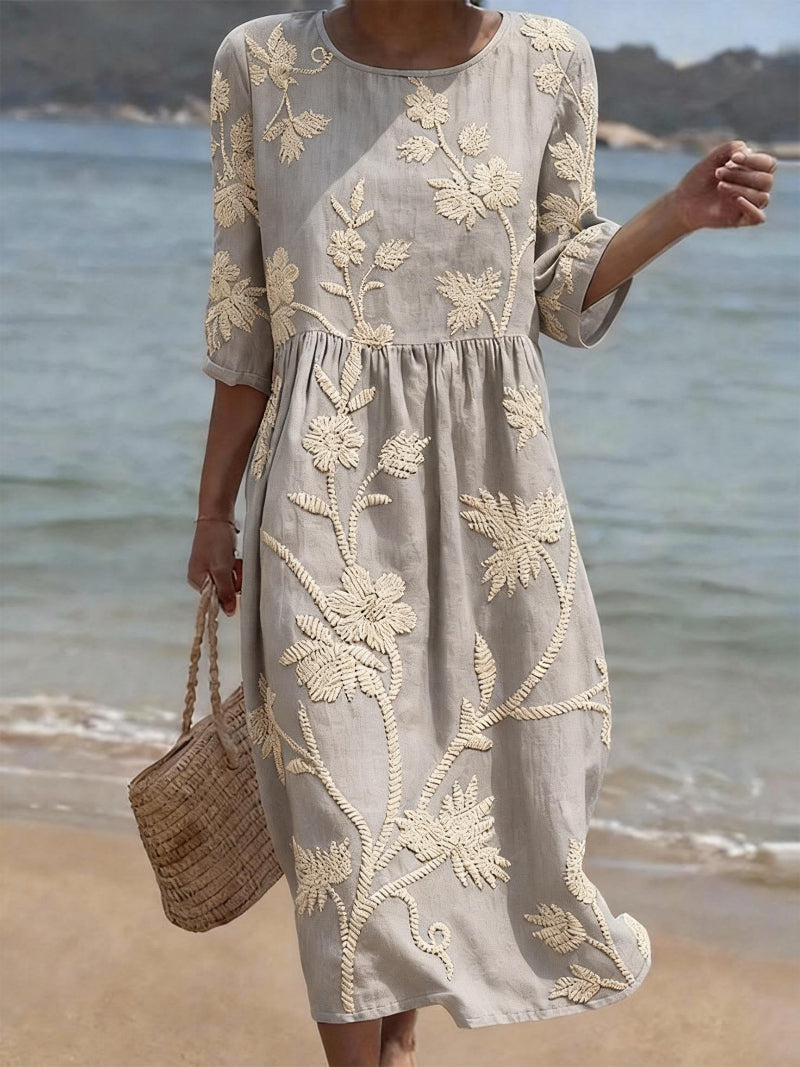 Isolde™ | Everyday Comfort Dress With Floral Print