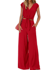 LENA™ – Breezy V-Neck Wide-Leg Set