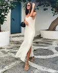 Tamati | Elegant Split Maxi Dress