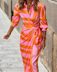 Amelia™ | Printed Wrap Dress