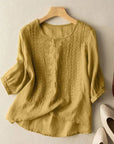Aurora – Embroidered Relaxed Blouse