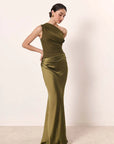 Luna™ | Maxi Dress with a Gilt in Satin