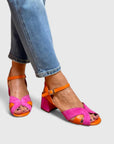 Dana - Orthopedic Heels with T-Strap Design