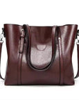 Clara - Sleek Leather Shoulder Bag
