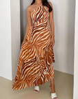 Adeline™ | Vibrant Tropical Evening Dress
