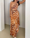 Adeline™ | Vibrant Tropical Evening Dress