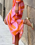 Amelia™ | Printed Wrap Dress