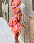 Amelia™ | Printed Wrap Dress