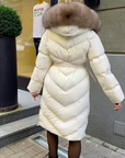 Christina | Elegant casual jacket with faux fur collar