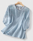 Vasilene | Elegant Button-Front Blouse