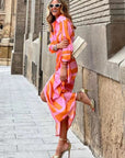 Amelia™ | Printed Wrap Dress