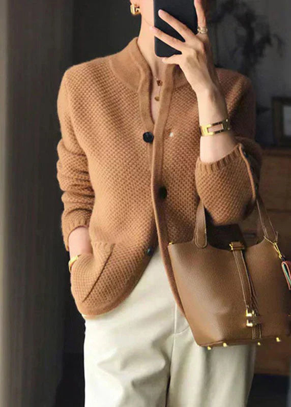 Claire – Cashmere blend cardigan with buttons
