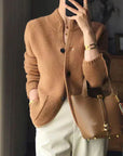 Claire – Cashmere blend cardigan with buttons