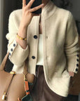 Claire – Cashmere blend cardigan with buttons