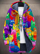 Colourful pattern with cats