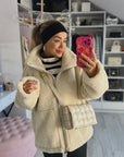 Keira – Soft teddy coat