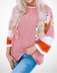 BAILEY™ – Lightweight Patchwork Batwing Top