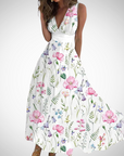 MIRIANNE™ - Timeless Floral Maxi Dress