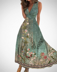 MIRIANNE™ - Timeless Floral Maxi Dress