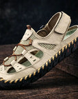 Samanta - Handwoven Leather Outdoor Sandals