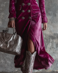 Victoria | Velvet Blazer Dress