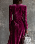 Victoria | Velvet Blazer Dress