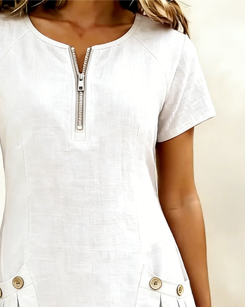 Lina™ Dress — Natural elegance for everyday wear