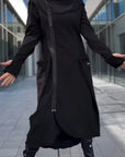 MARIE™ | LONG ZIP-UP HOODIE MADE OF LIGHTWEIGHT, BREATHABLE FABRICS
