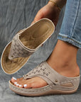 Hayley - Comfortable Wedge Sandals