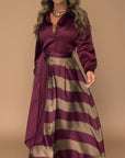 Mila™ | Striped Maxi Dress