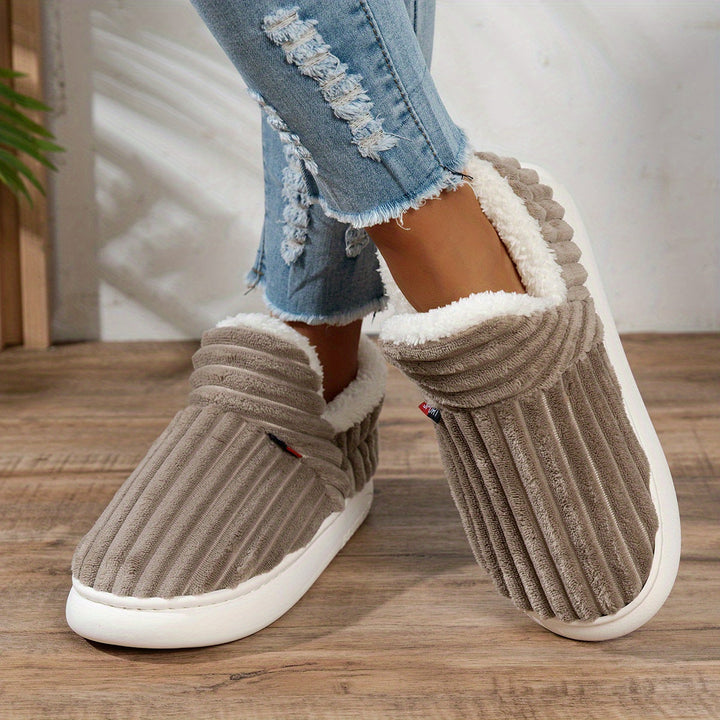CozyStep Plush House Slippers