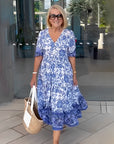 Keisha | Graceful V-Neck Floral