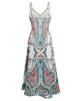 HELGA™ – Flowy Floral Vacation Maxi Dress