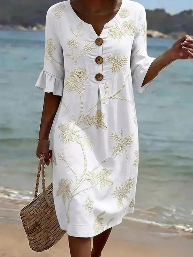 Nora™ | Everyday Comfort Dress With Floral Print