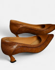 Amara Leather Heels