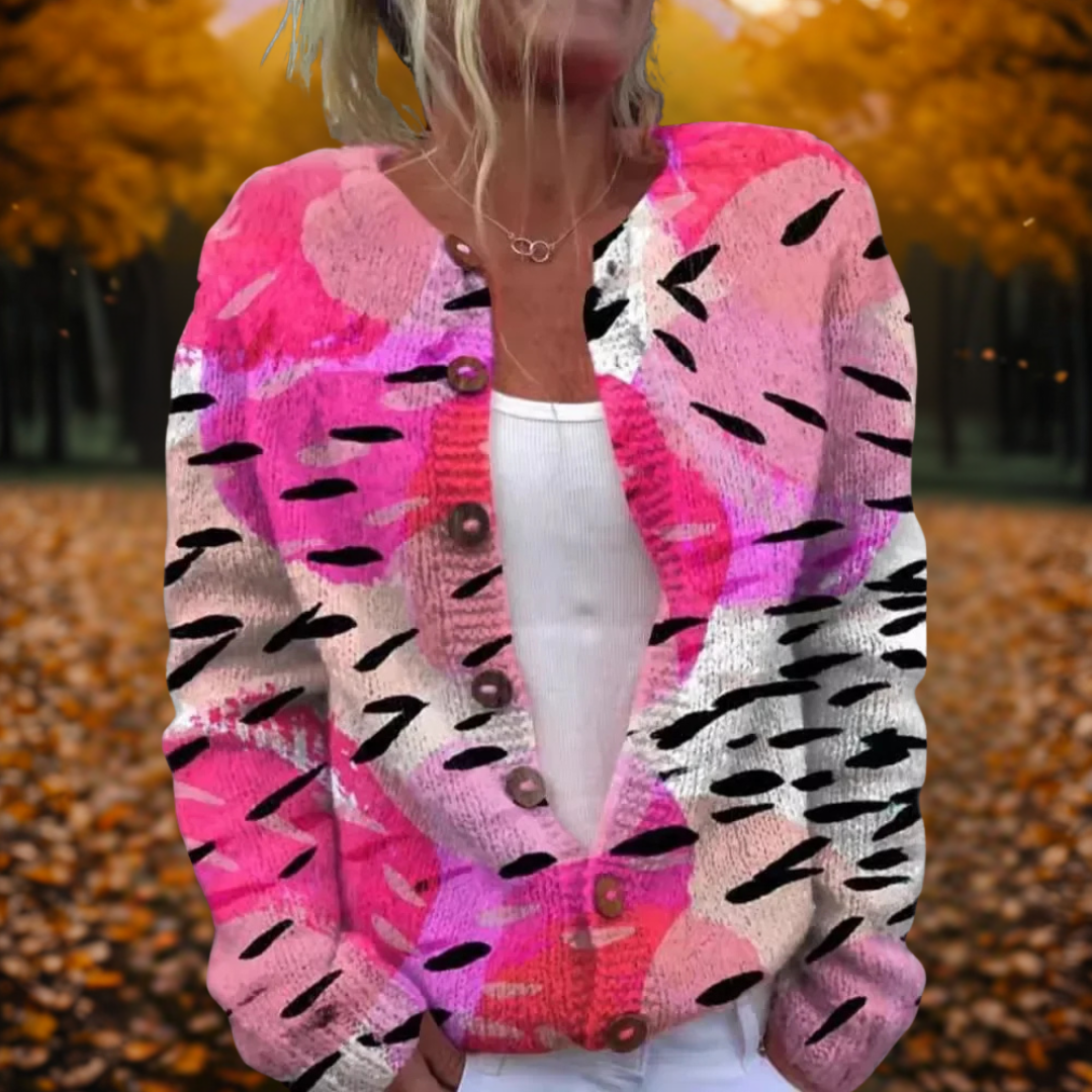Chloe | Radiant Pink Cardigan