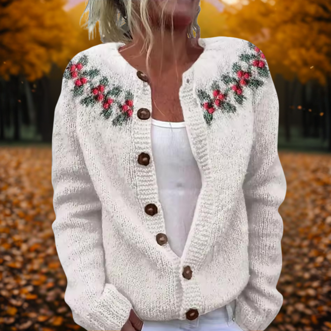 Caroline | Festive Cardigan